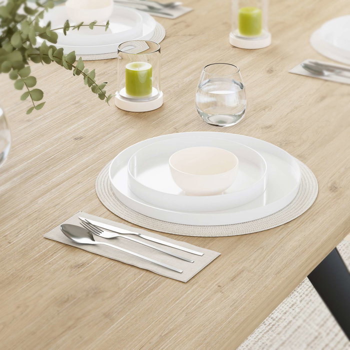 Hanah Home Mesa de Comedor Luna en Roble Hanah Home Mesa de Comedor Luna en Roble